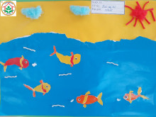 Sản phẩm của trẻ lớp 5 tuổi A3 tham dự hội thi