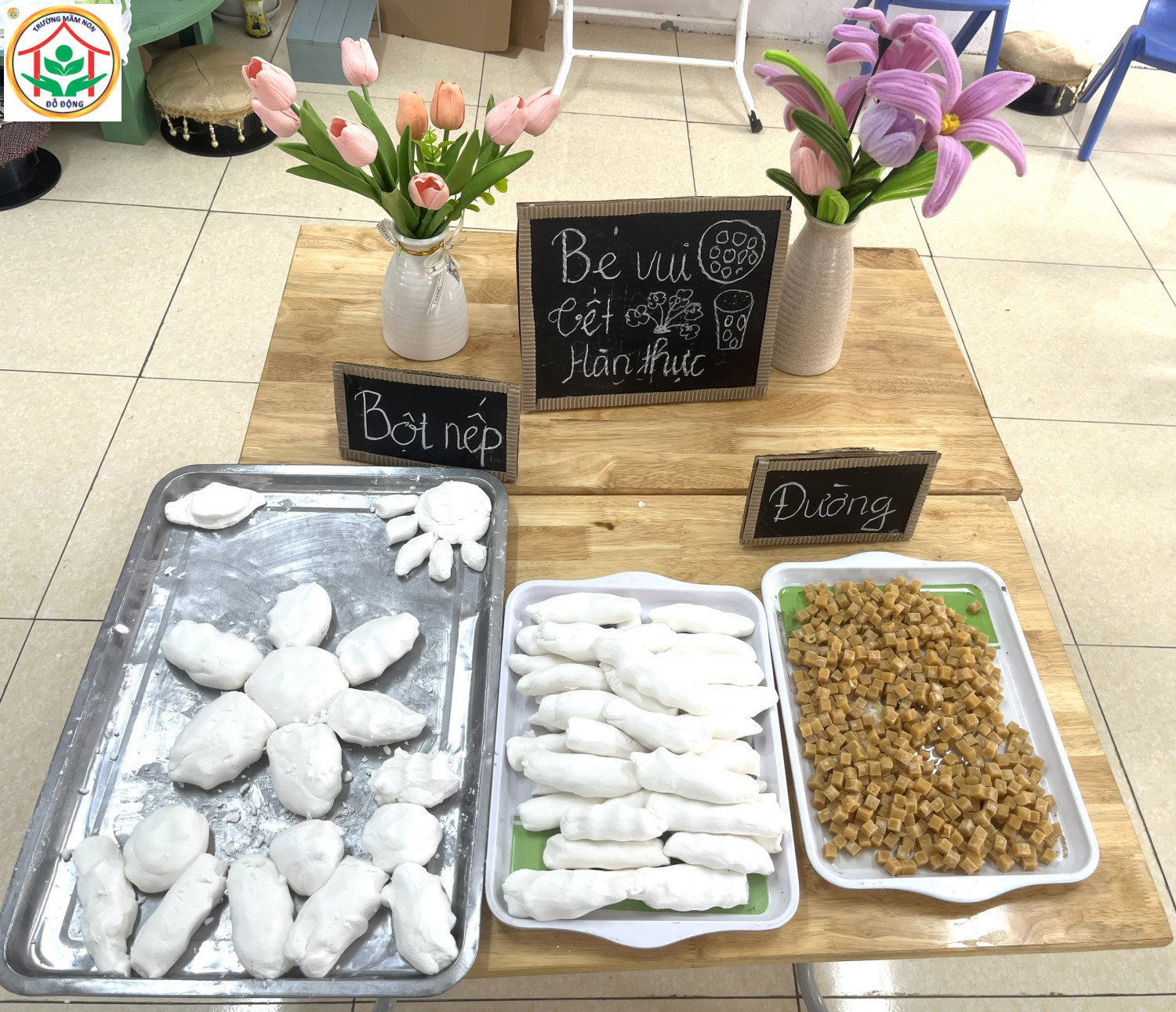 Nguyên liệu làm bánh trôi