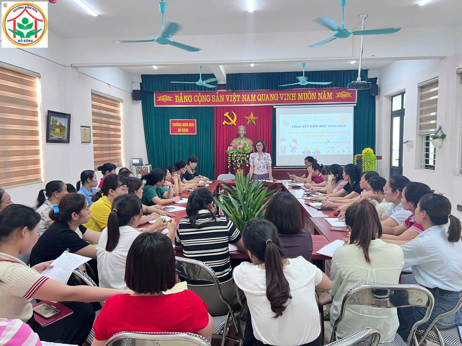 TRƯỜNG MẦM NON ĐỖ ĐỘNG TỔNG KẾT NĂM HỌC 2024–2025: GHI DẤU MỘT NĂM HỌC THÀNH CÔNG VÀ LAN TỎA YÊU THƯƠNG