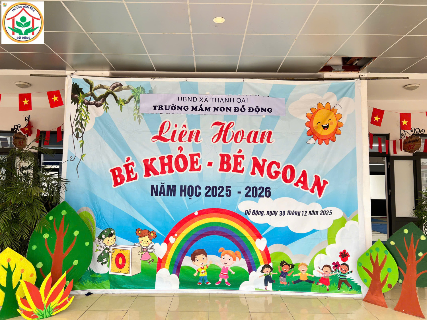 Liên hoan "Bé khỏe-Bé ngoan" cấp trường năm học 2025-2026